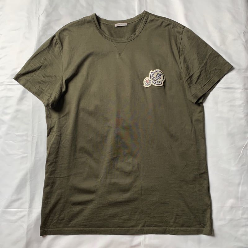 美品 MONCLER モンクレール MAGLIA T-SHIRT マグリア Tシャツ ダブル
