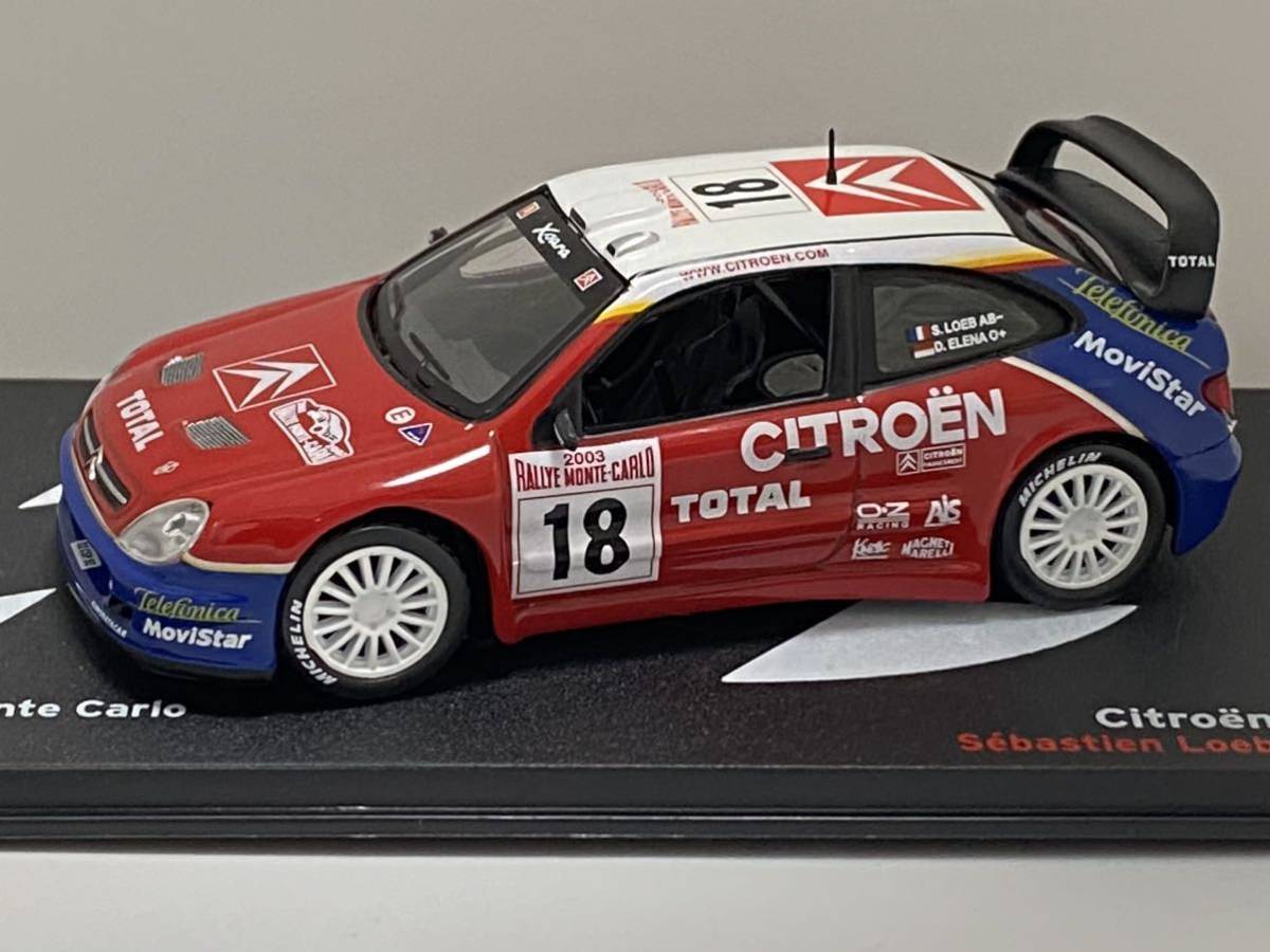 シトロエン WRC クサラ ミニカー 1/43 citroen xsara_画像1