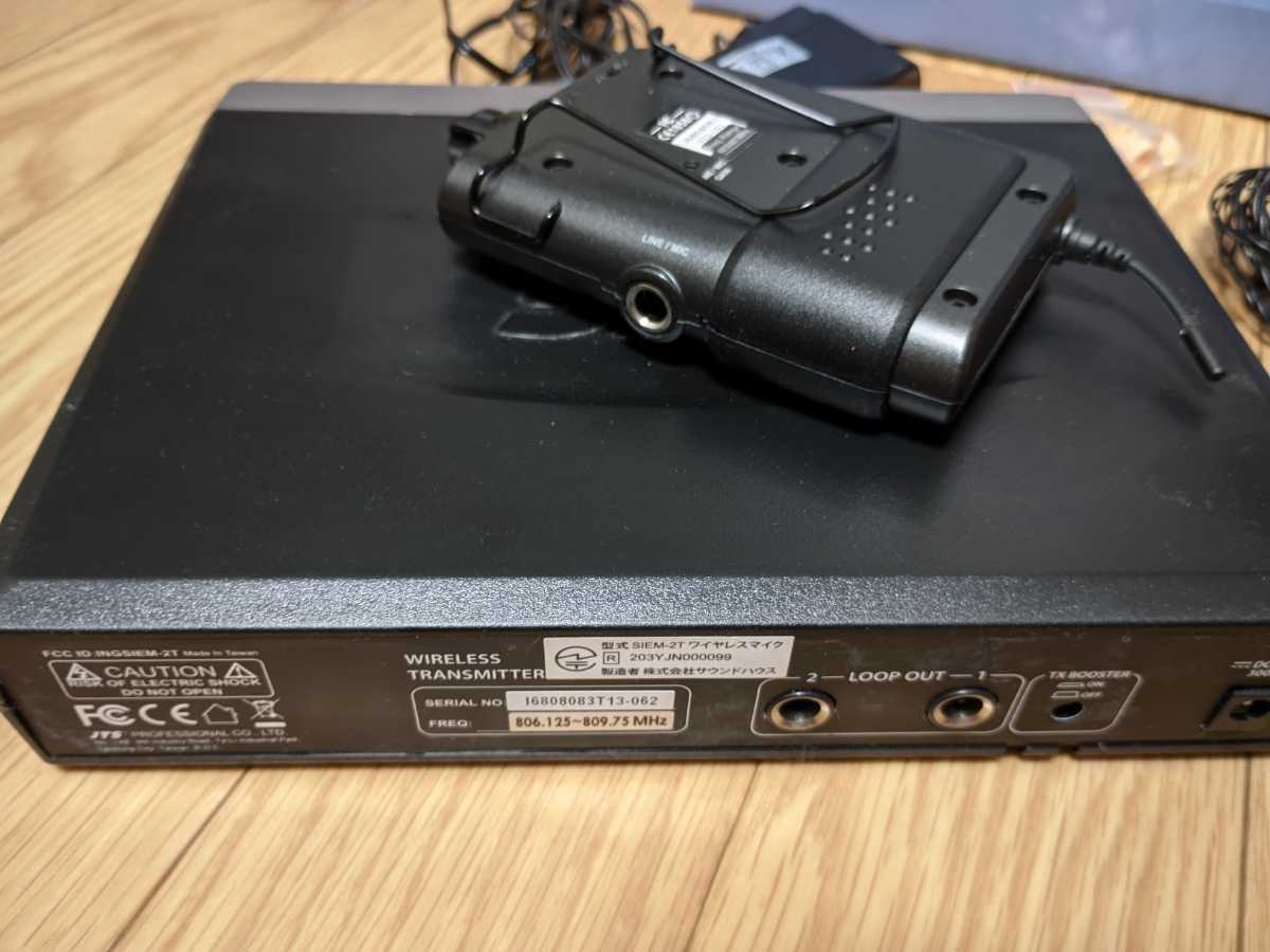 JTS SIEM-2 ワイヤレスインイヤーモニター イヤモニ(イヤフォン)|売買