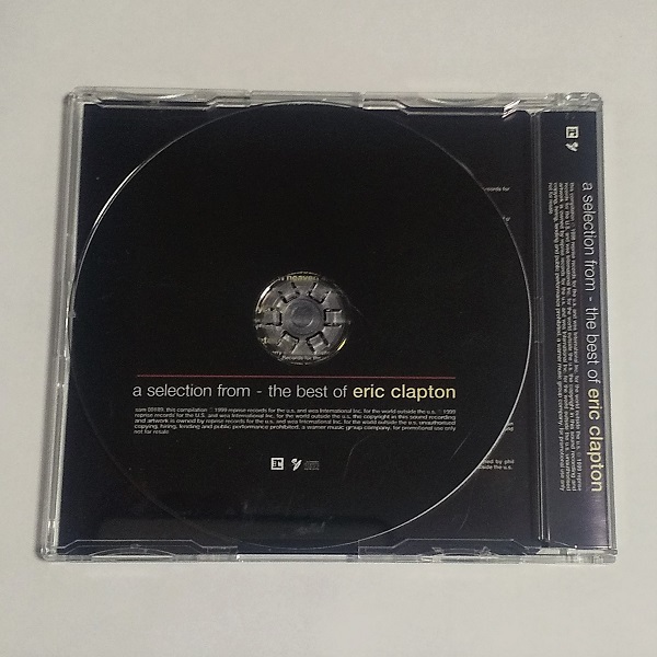 プロモ盤★ERIC CLAPTON「a selection from - the best of eric clapton」CD PROMO エリック・クラプトン_画像2