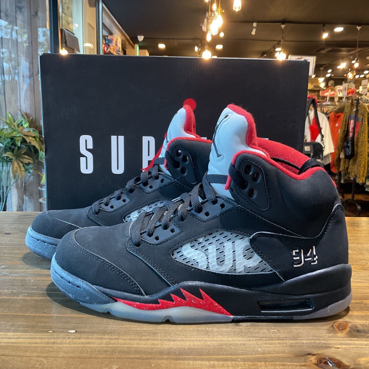 15AW NIKE AIR JORDAN 5 RETRO Supreme ナイキ エアジョーダン5 レトロ