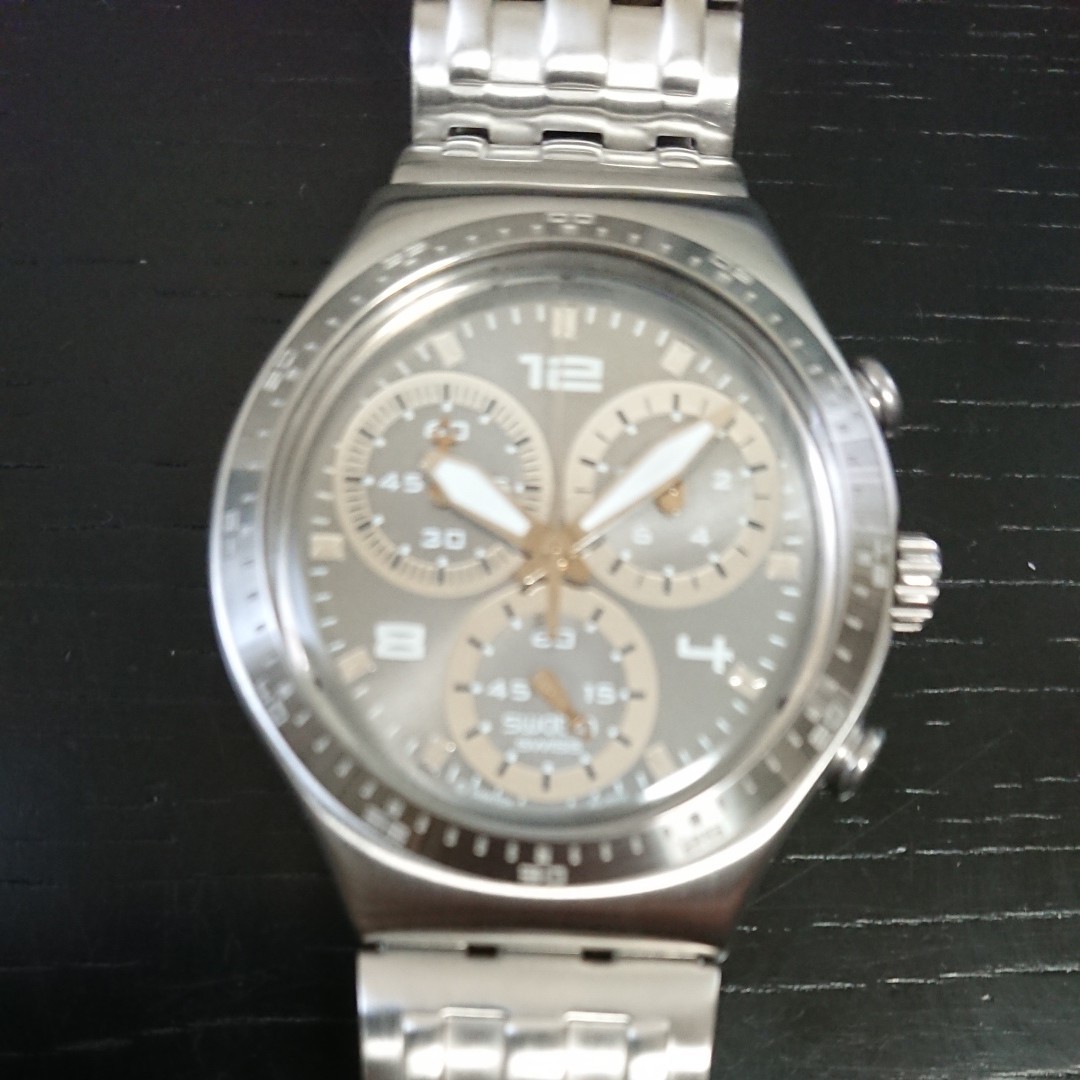 swatch アイロニー クロノグラフ 美品 irony chrono スウォッチ swatch アイロニー クロノグラフ 美品 irony chrono スウォッチ