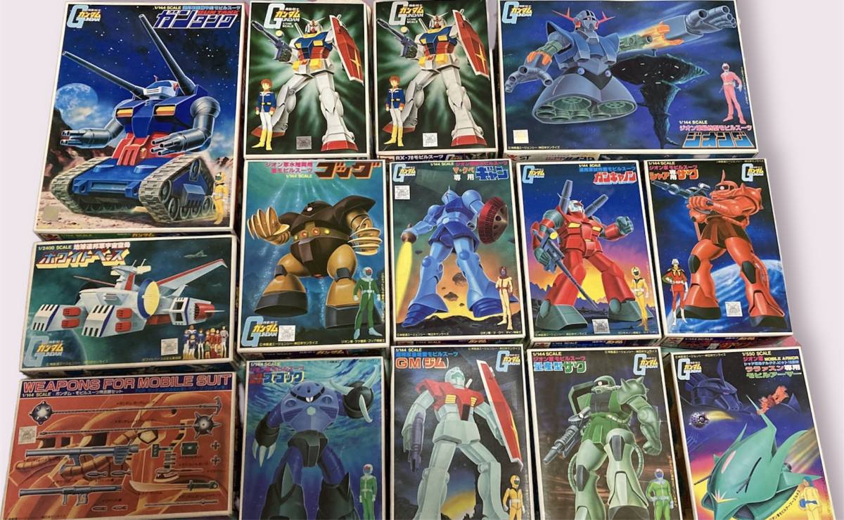 新品 1981年製 バンザイ バンダイ 旧キット 14点 セット 新品 1981年製 バンザイ バンダイ 旧キット 14点 セット