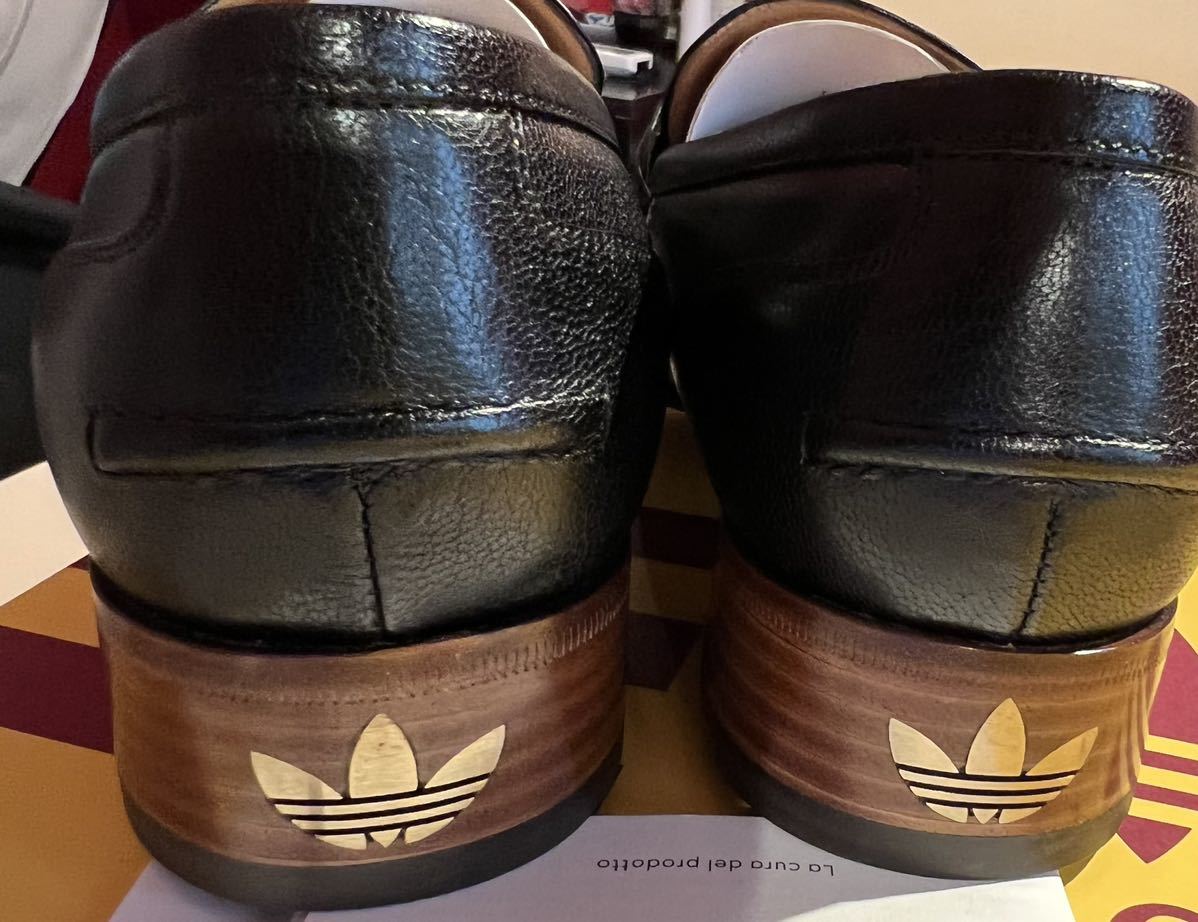 新品　adidas GUCCI アディダス　グッチ　メンズローファー　6 1/2 約25.5cm 希少