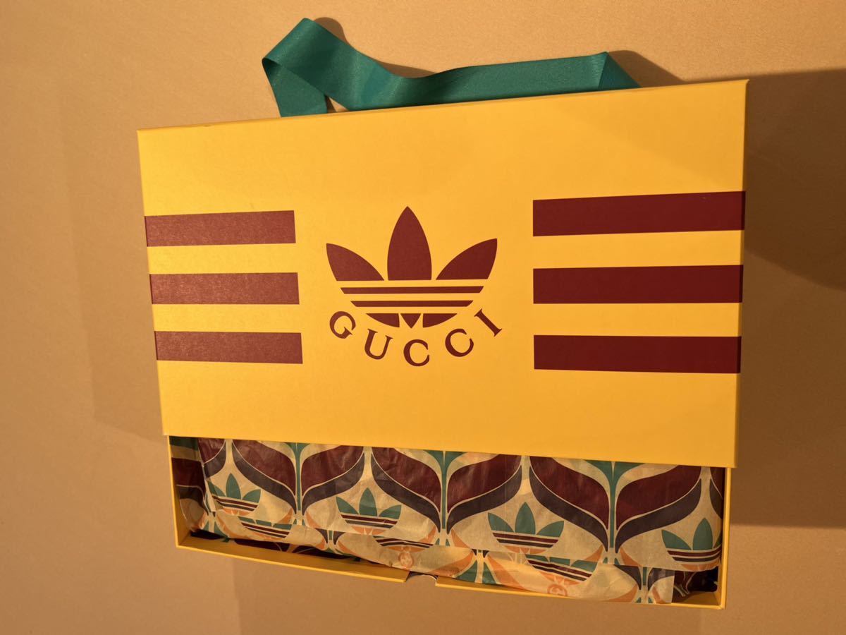 新品　adidas GUCCI アディダス　グッチ　メンズローファー　6 1/2 約25.5cm 希少