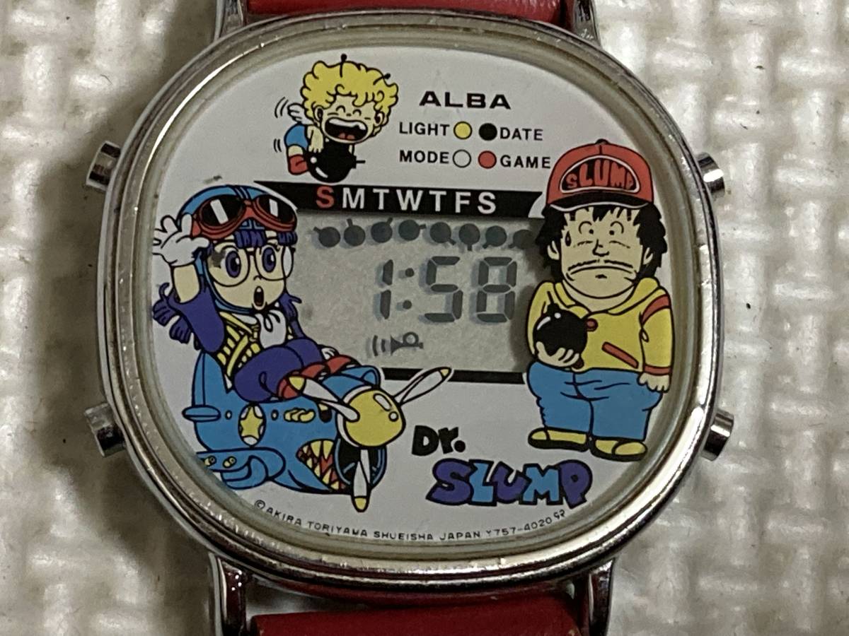 特価高評価 ヤフオク! - ALBA アルバ SEIKO アラレちゃん 腕時計 Dr