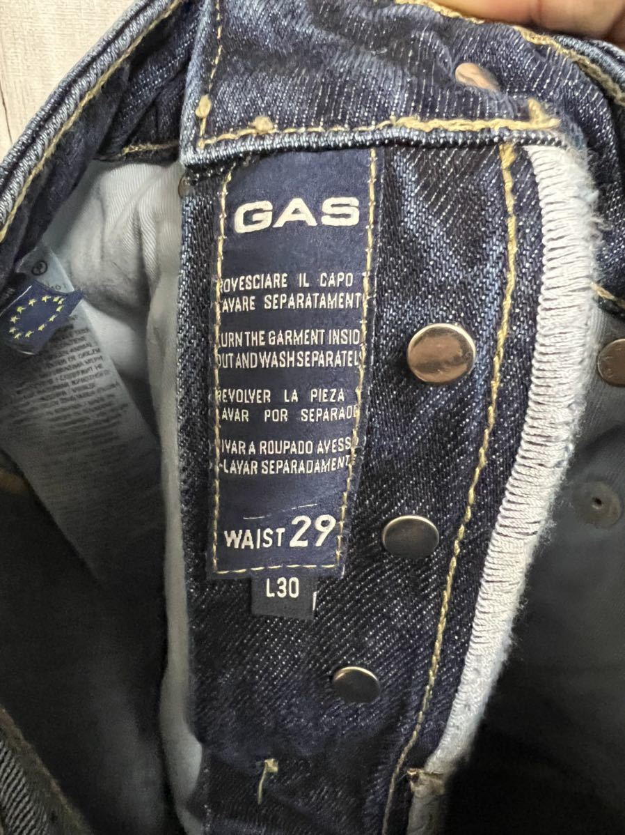未使用タグ付き GAS ダメージ加工デニム ルーマニア製|Yahoo 未使用タグ付き GAS ダメージ加工デニム ルーマニア製|Yahoo