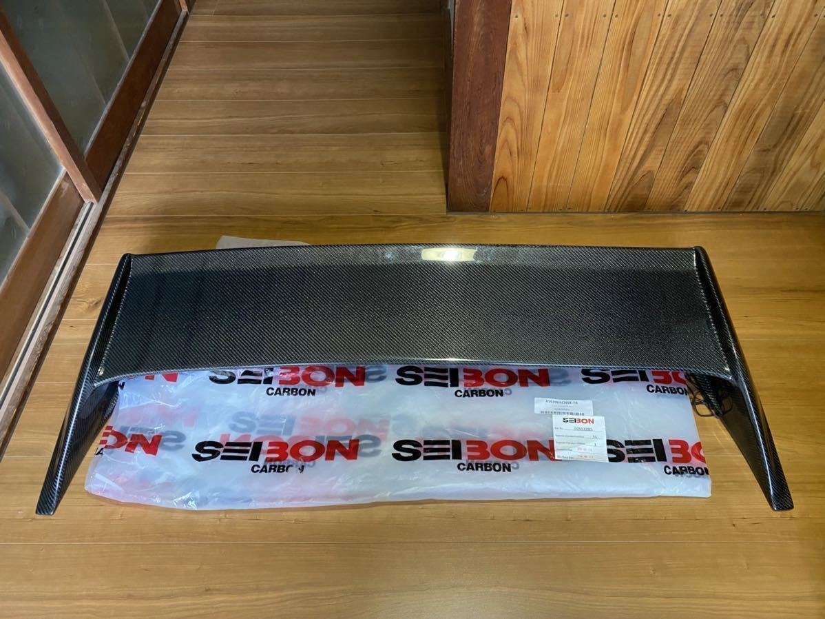 SEIBON NSX カーボンリアスポイラー TR-スタイル