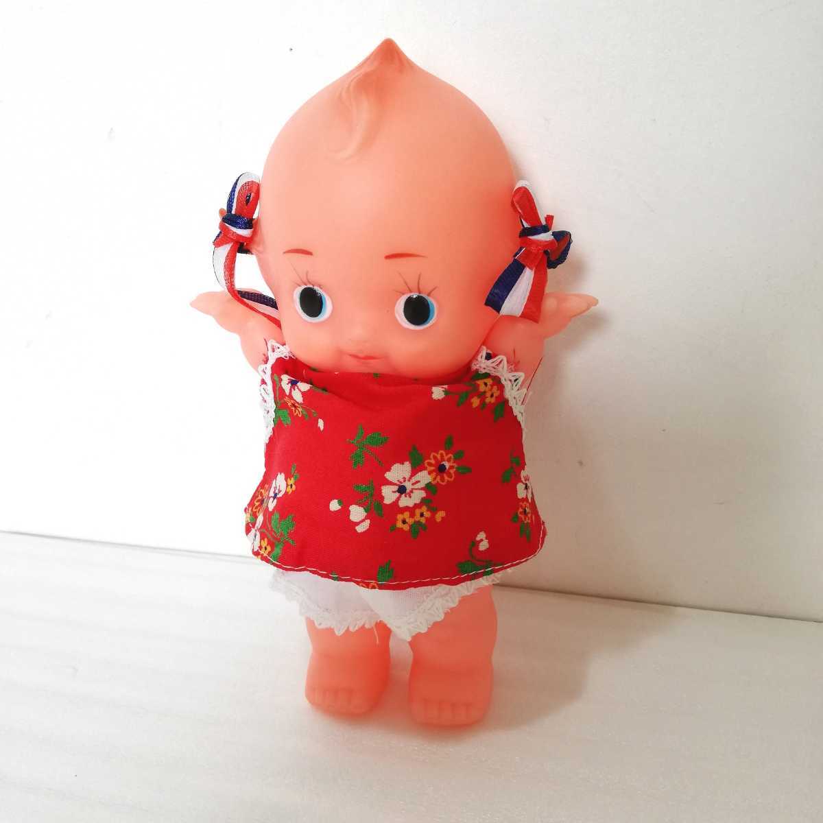 ヤフオク! - キューピー人形 チャイナ服 トリコロールリボン 高さ15....