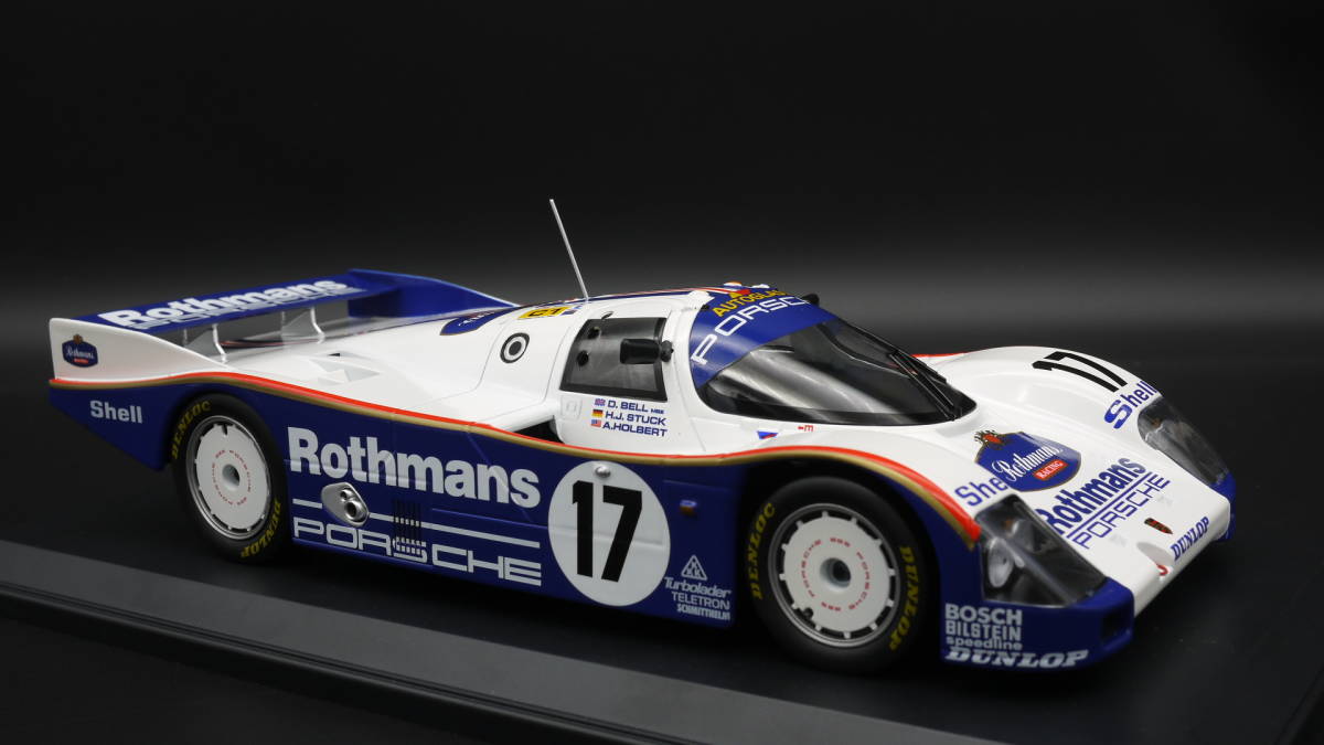 1:18 ポルシェ 962C ルマン 24h 1987 優勝 ロスマンズ仕様 #17 ドイツ