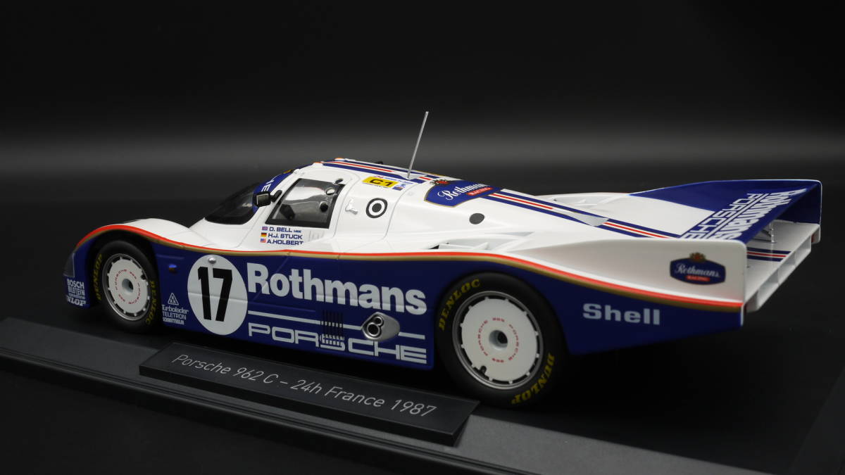 1:18 ポルシェ 962C ルマン 24h 1987 優勝 ロスマンズ仕様 #17 ドイツ
