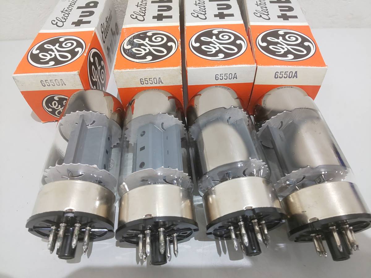 45032☆General Electric GE ゼネラルエレクトリック 6550A 真空管 4本
