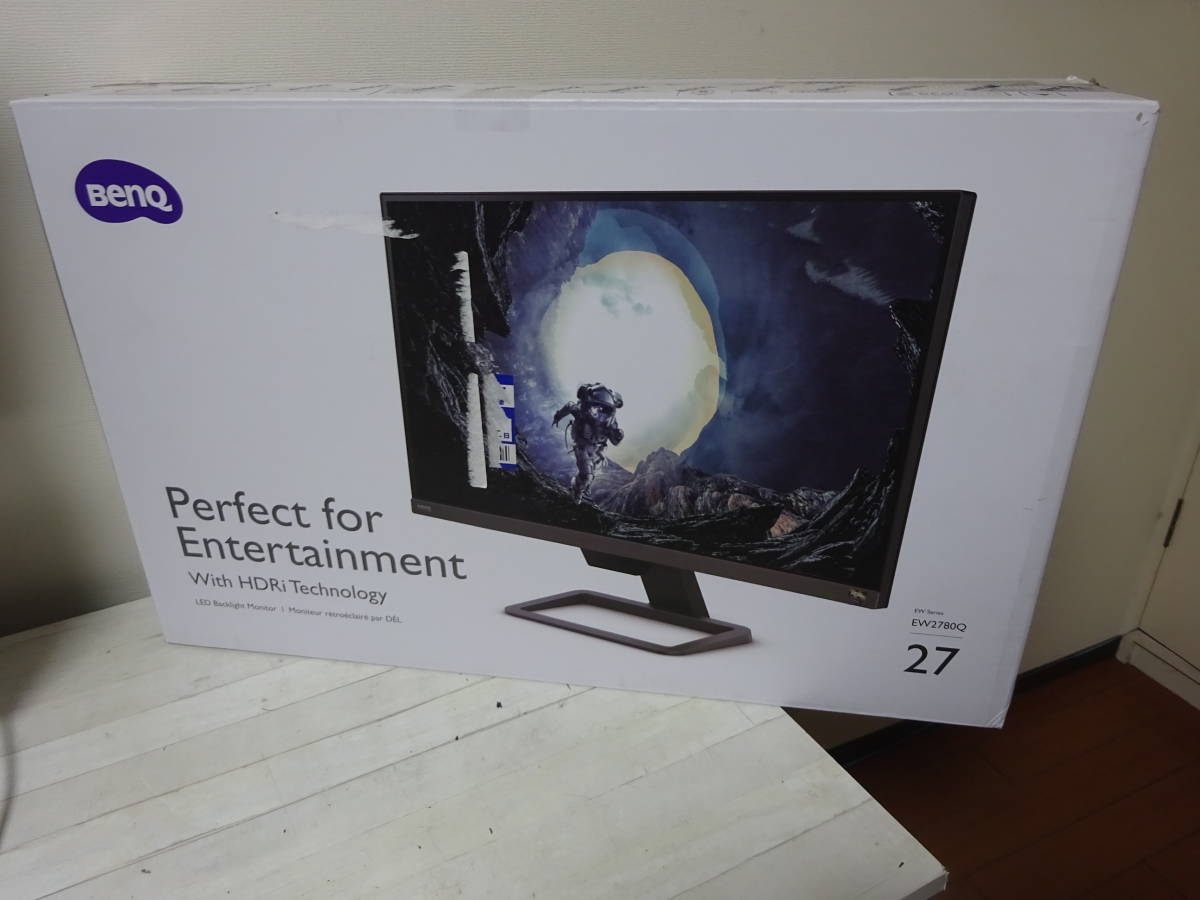 BenQ EW2780Q 27インチ IPSパネル WQHD HDR10 対応 ビデオエンジョイメントモニター