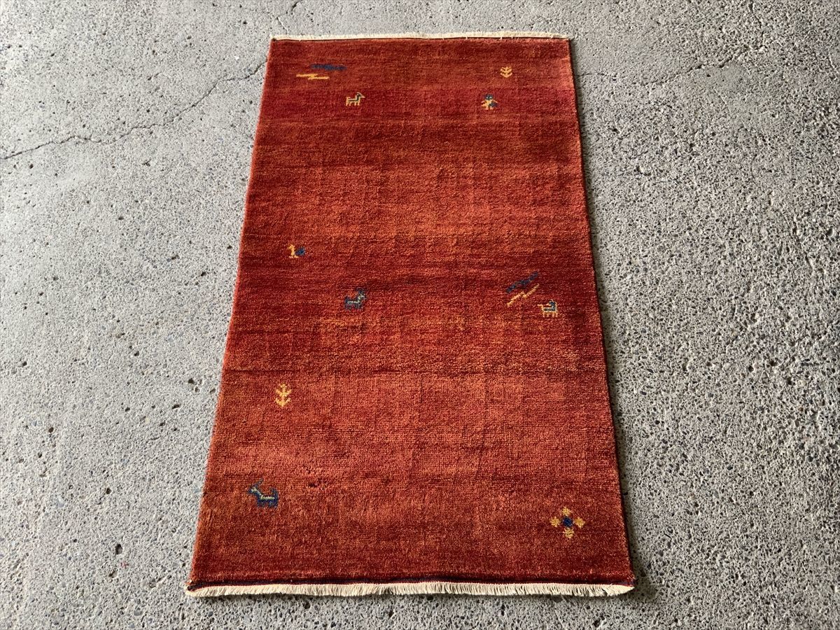 ★夕焼けこやけ★160×92cm インド産 ギャッベ ラグ アンティーク家具 マジック カーペット 02ANSRM220914006E 8