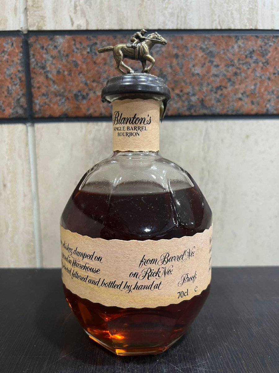 未開栓古酒Blantons ブラントン シングルバレル ウイスキー 750ml 46.5
