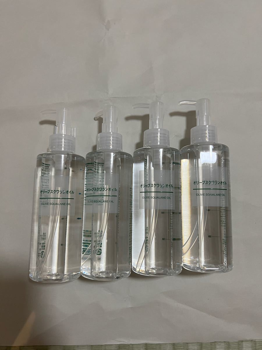 無印良品オリーブスクワランオイル200ml×4本