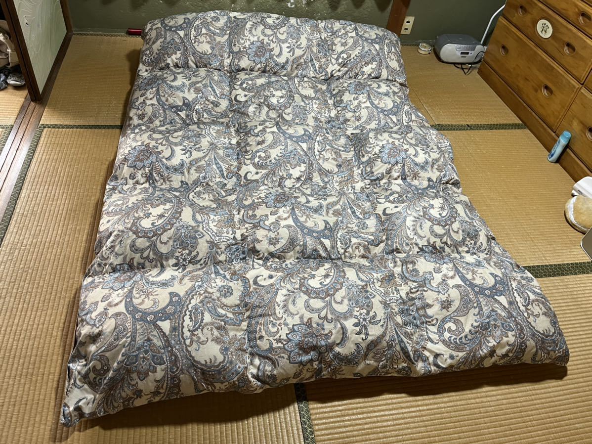 羽毛掛けふとん 昭和西川【株】シングルサイズ 【掛けふとんカバー付き