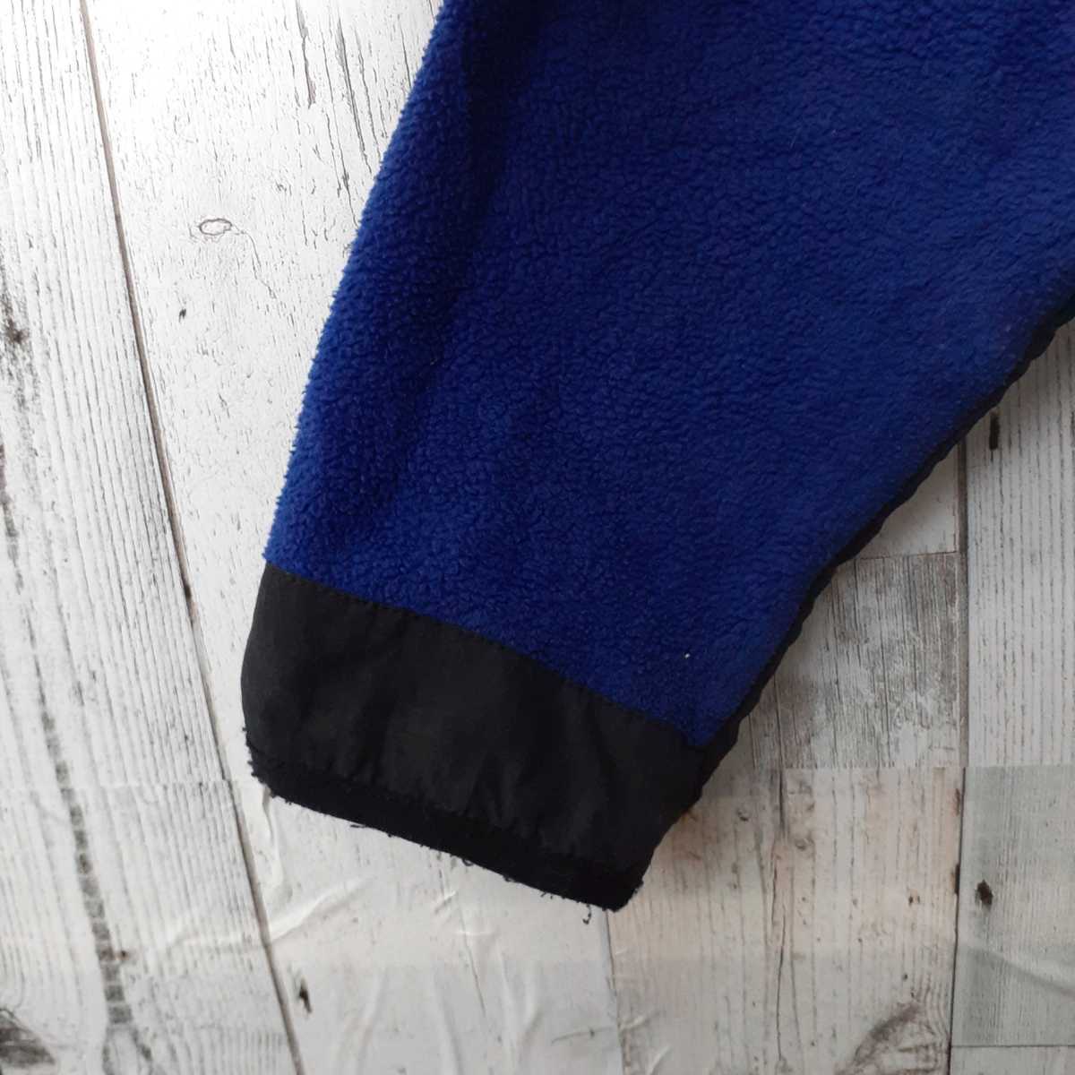 US規格ノースフェイスデナリジャケット刺繍ロゴブラック黒ブルー青ポーラテックXL