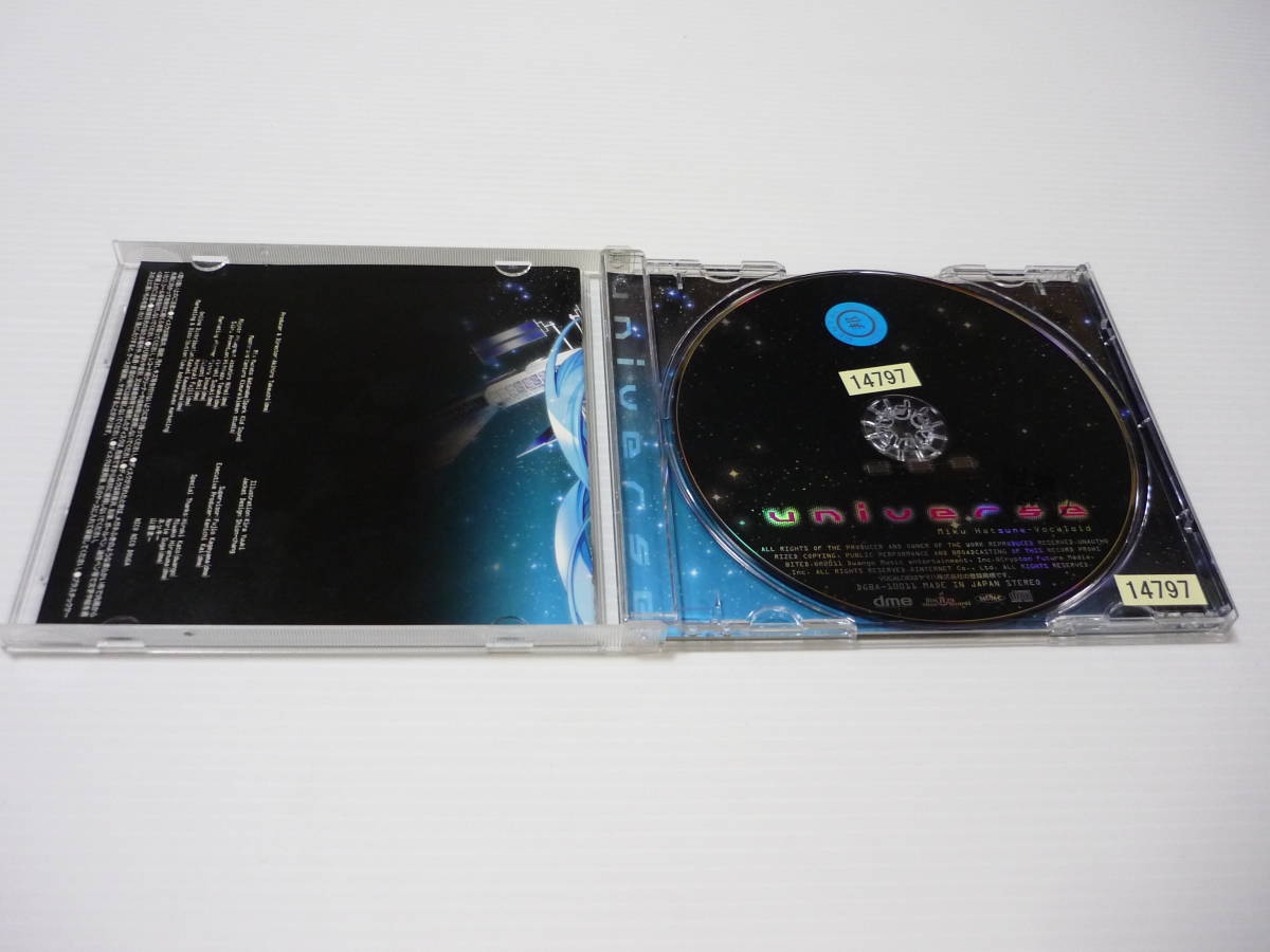 【送料無料】CD ボーカロイド コンピレーションアルバム「universe」 BinaryMixx Records 巡音ルカ 初音ミク ボーカロイド レンタル落ち_画像3