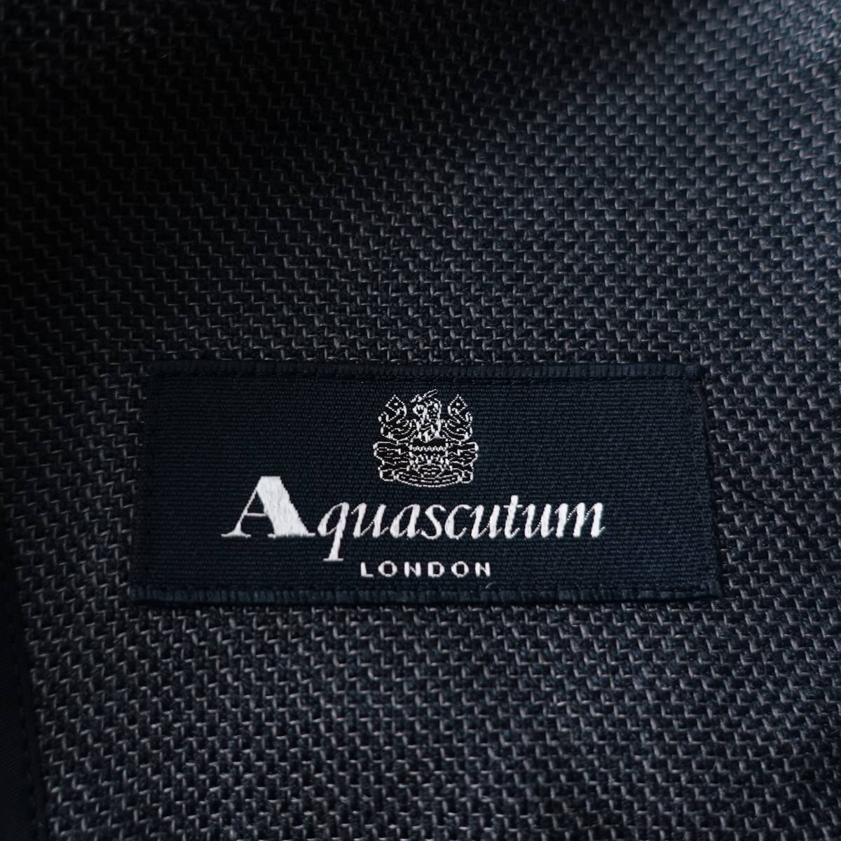 Aquascutum/アクアスキュータム /ジャケット7、スカート9/日本製/リネン /シルク/スーツ/セットアップ/グレー/レディース_画像4