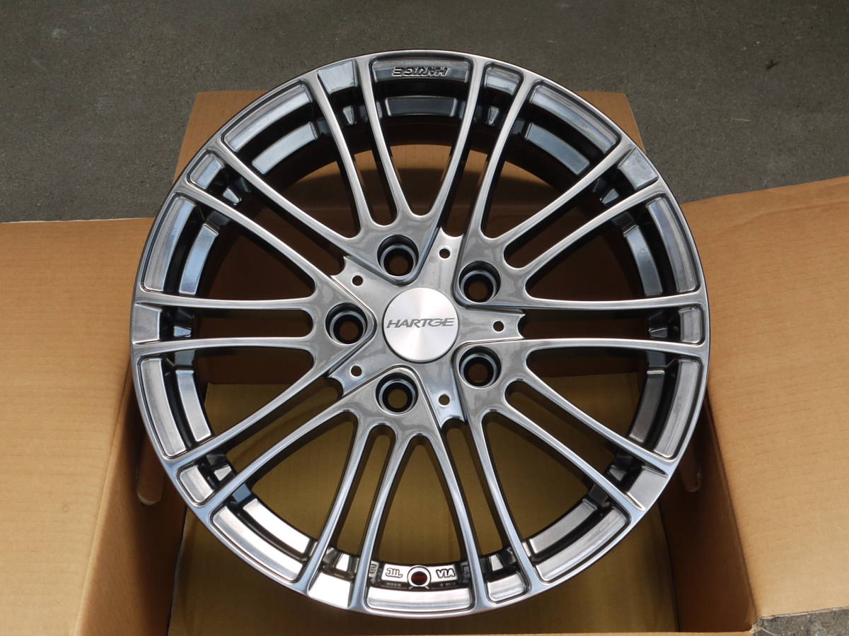 【新品】　ハルトゲ　HARTGE Ultima　16×7.0J+47 5H/120　ハブ径72.6㎜　BMW・1er/Z4・他　４本セット♪