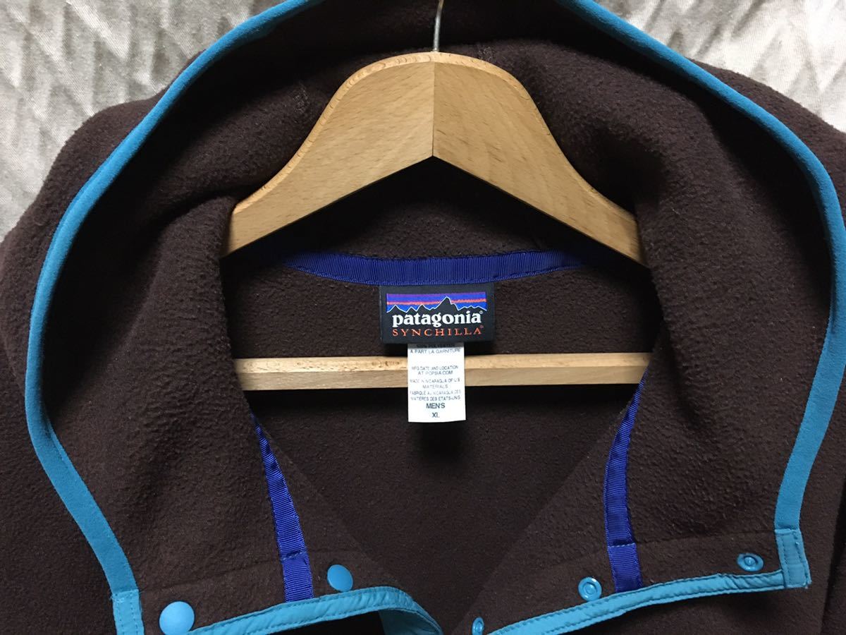 patagonia FA14 シンチラ スナップt フーディ XL 廃番希少品 フリース surf レトロ パーカー フーディー / XXL_画像6