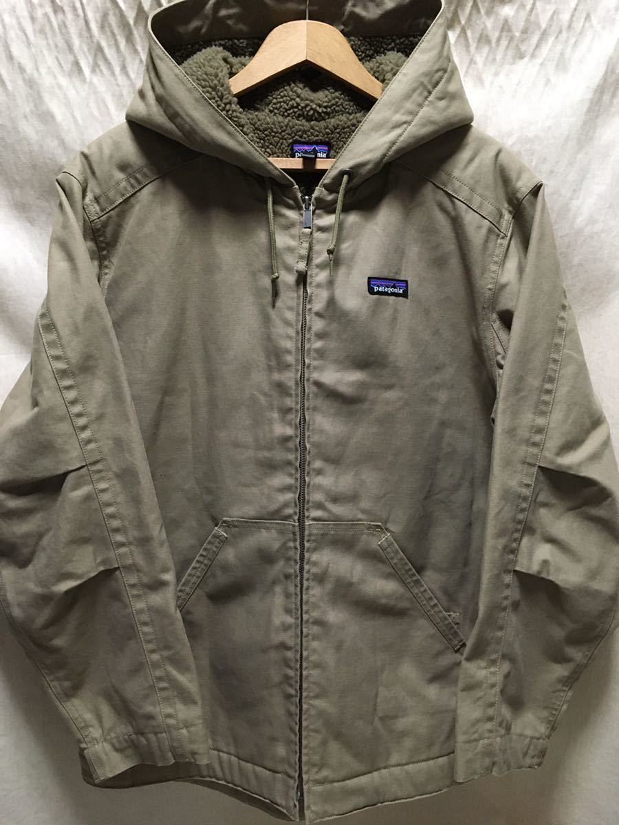 極美品 patagonia ラインド キャンバス フーディ L 焚火ジャケット パーカー carhartt インファーノ surf ラインドキャンバスフーディ /XL_画像1