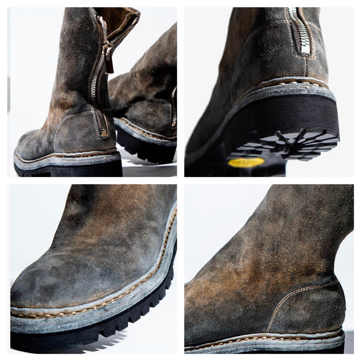 nonnative × GUIDI バックジップブーツ GRAY グレー 43 BACK ZIP nonnative × GUIDI バックジップブーツ GRAY グレー 43 BACK ZIP