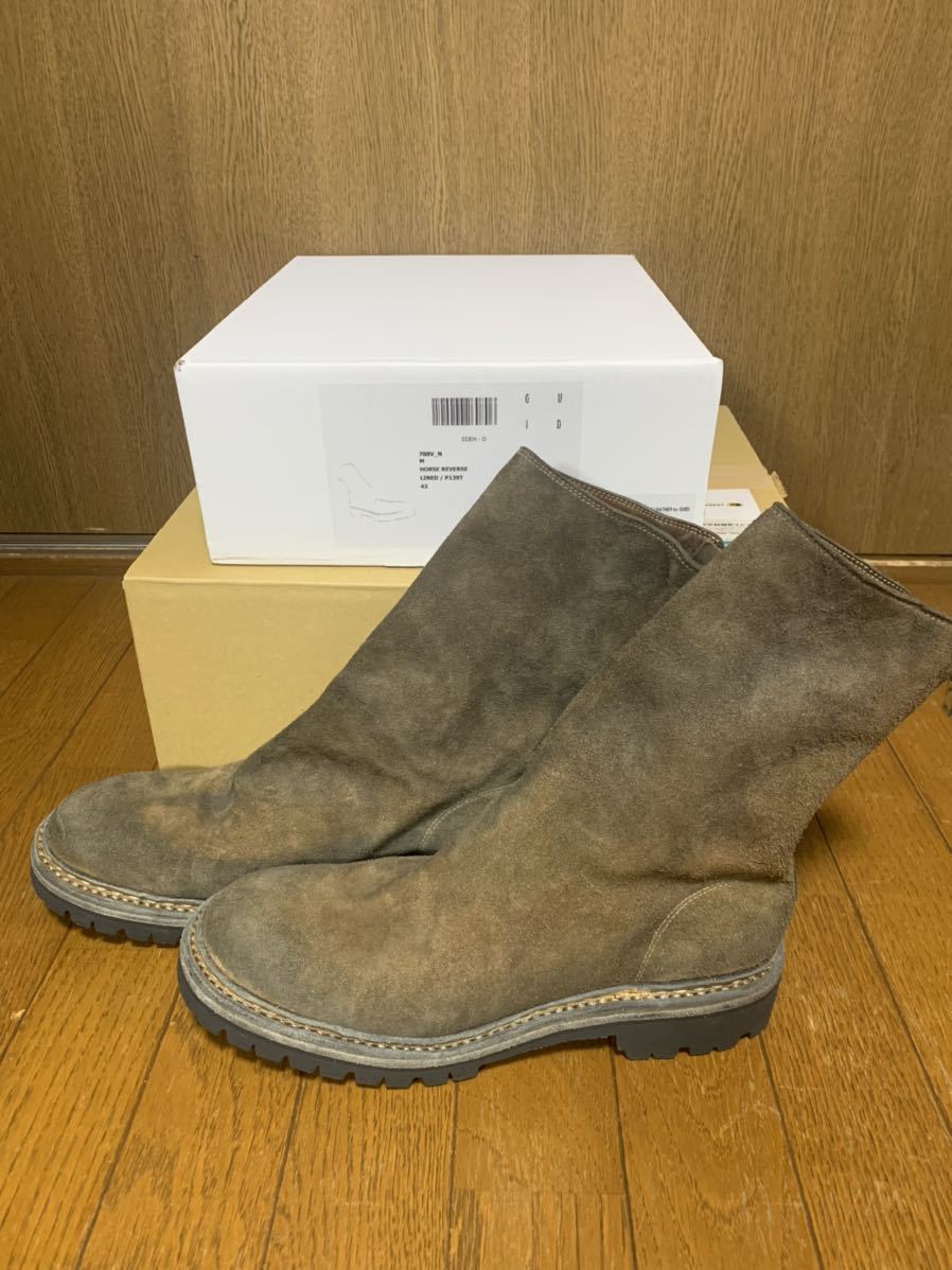 nonnative × GUIDI バックジップブーツ GRAY グレー 43 BACK ZIP nonnative × GUIDI バックジップブーツ GRAY グレー 43 BACK ZIP