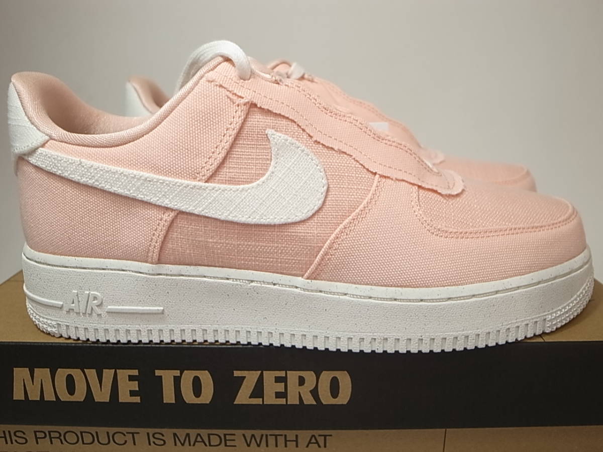 【送料無料 即決】NIKE AIR FORCE 1 ’07 PRM NEXT NATURE SUN CLUB 28.5cm US10.5新品エアフォース 黒タグ サステナブル ピンクDM0208-800