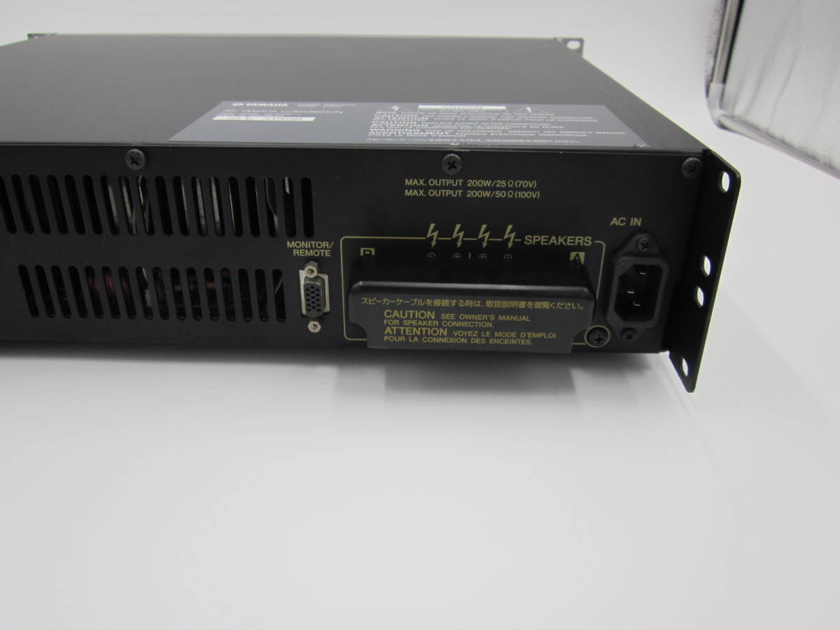 値下げ【動作確認済】YAMAHA xh200 ハイインピーダンスパワーアンプ