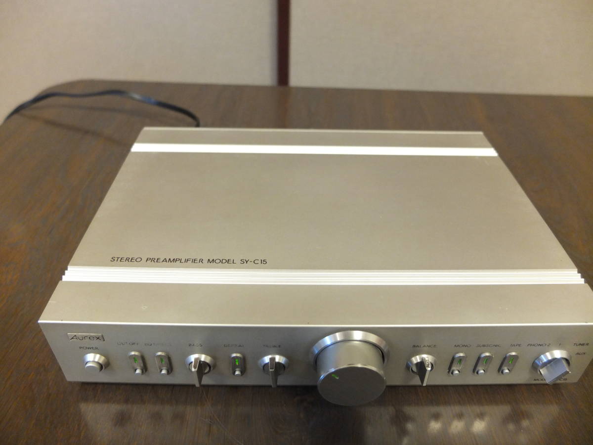 Aurex オーレックス ステレオプリアンプ モデルSY-C15 | monsterdog.com.br