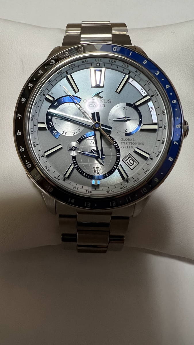 CASIO OCEANUS OCW-G1100C-7AJF GPSハイブリッド電波ソーラー 世界限定