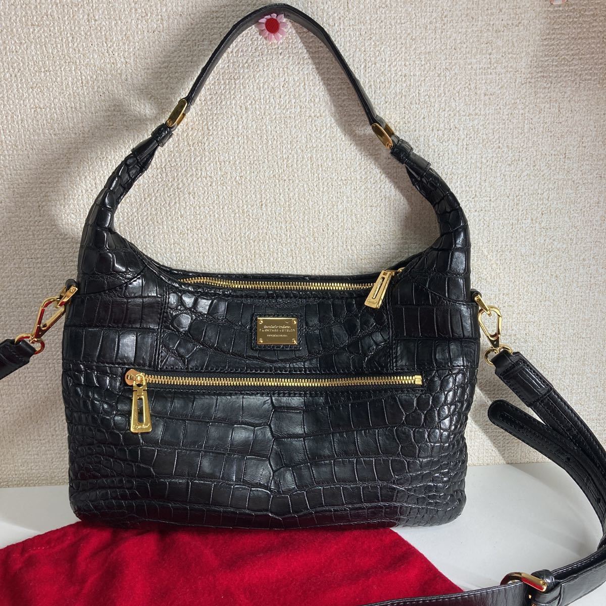 NEW新作 良品 日本製JRA レザージュエルズ クロコダイル バッグ 財布
