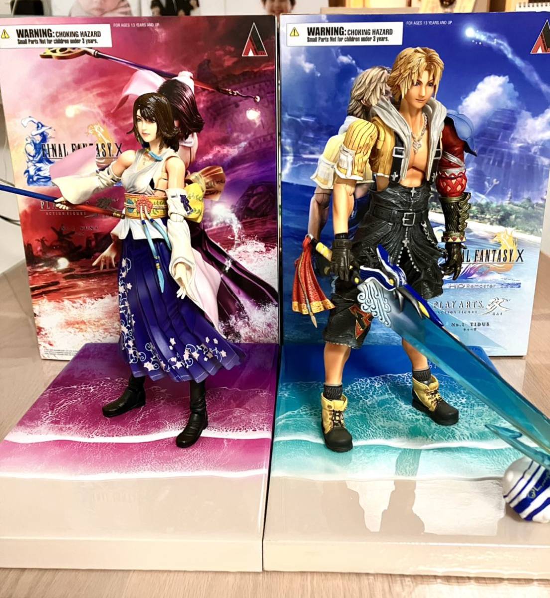 ジオラマ FINAL FANTASYX FF10 プレイアーツ改 ユウナ ティーダファイナルファンタジー10 FF7R VINYL フィギュアケース  ディスプレイ