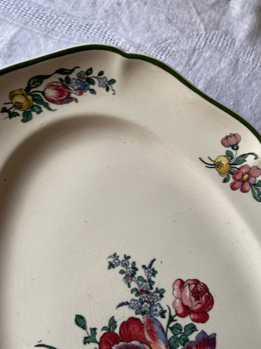 Villeroy boch ドイツ ヴィンテージ オーバル プレート Villeroy boch ドイツ ヴィンテージ オーバル プレート