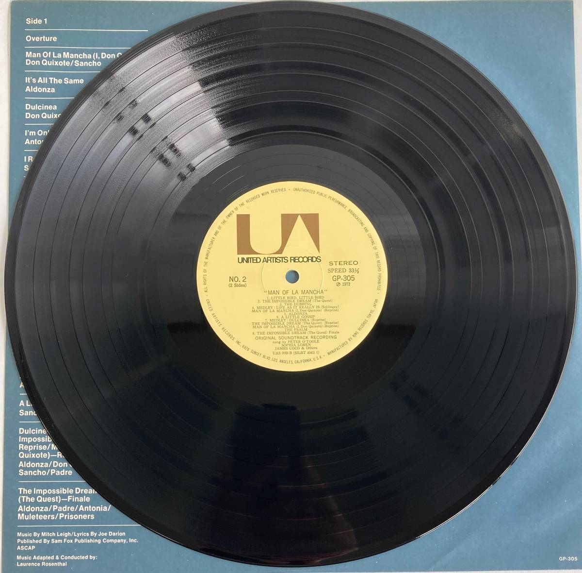 la* man tea. man (1972)michi* Lee domestic record LP KI GP305 see opening obi attaching 