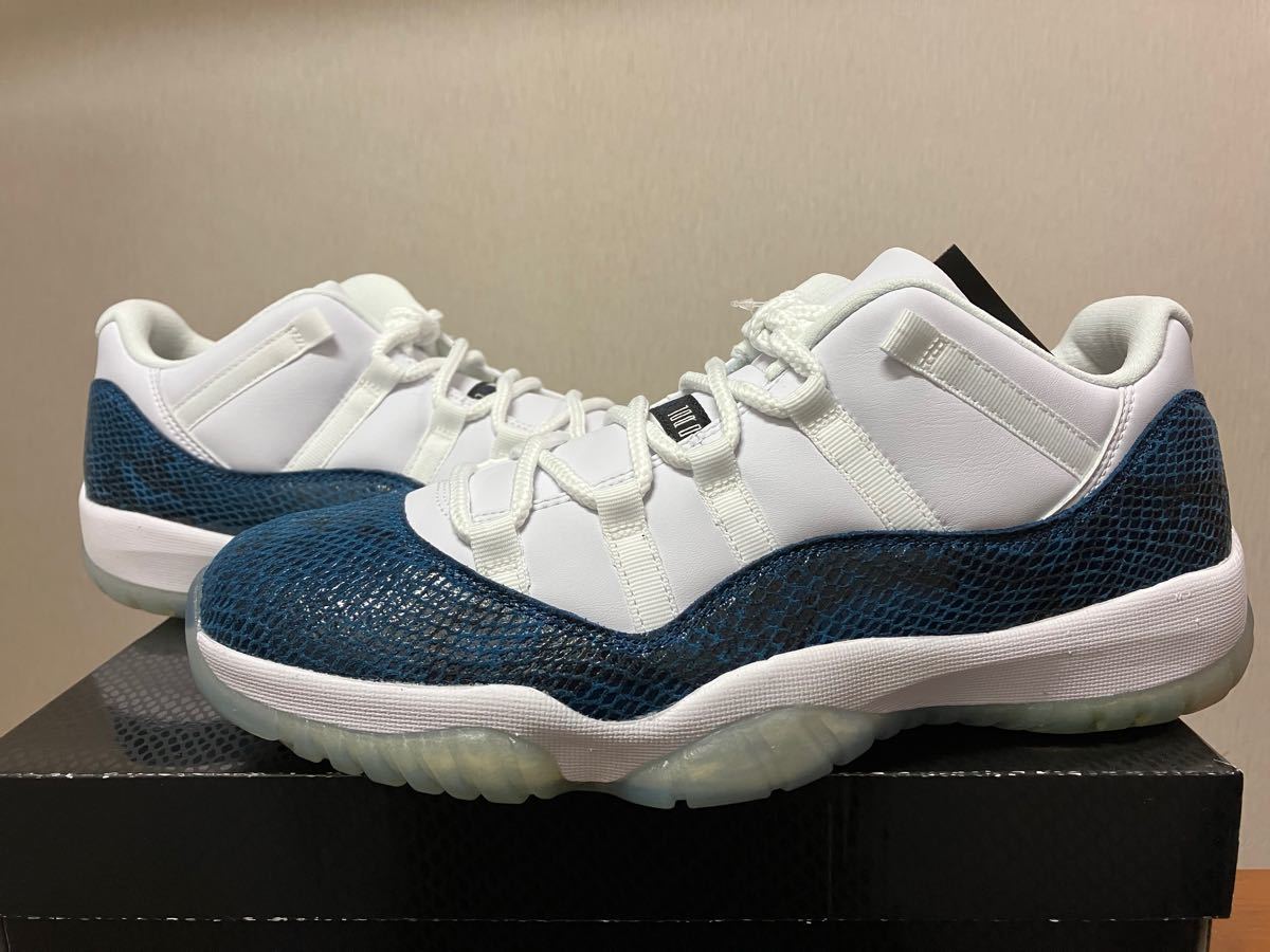 NIKE AIR JORDAN 11 RETRO LOW LE ジョーダン スネーク 蛇 ネイビー 29 CD6846 102 