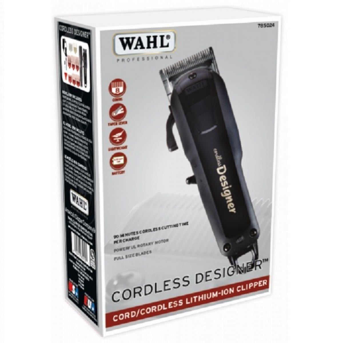 WAHL Cordless Designer フェードカット必需品-