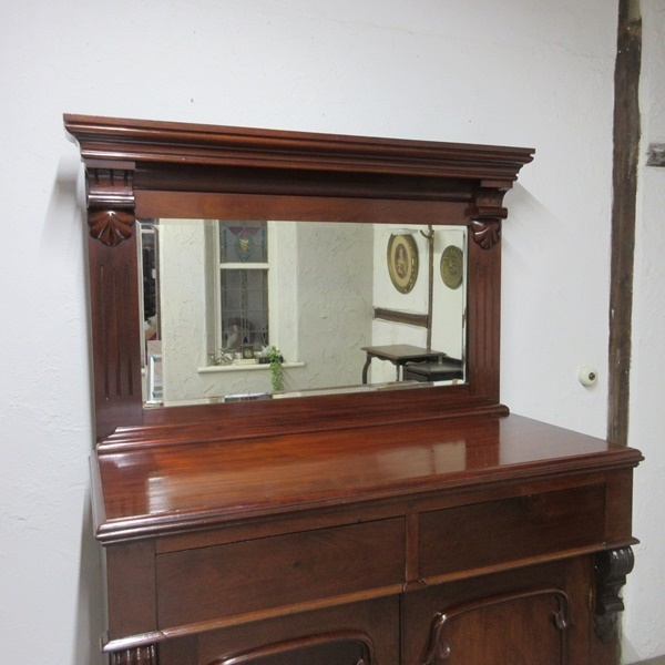 イギリス アンティーク 家具 ミラーバックサイドボード ビクトリアンシフォニア キャビネット 収納 木製 英国 SIDEBOARD 6771c_画像4