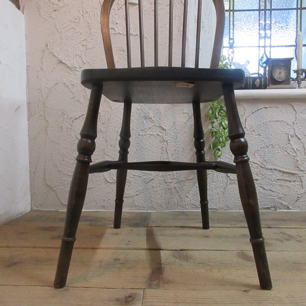 イギリス アンティーク 家具 キッチンチェア スティックバック 椅子 イス 店舗什器 カフェ 木製 英国 KITCHENCHAIR 4827d_画像5