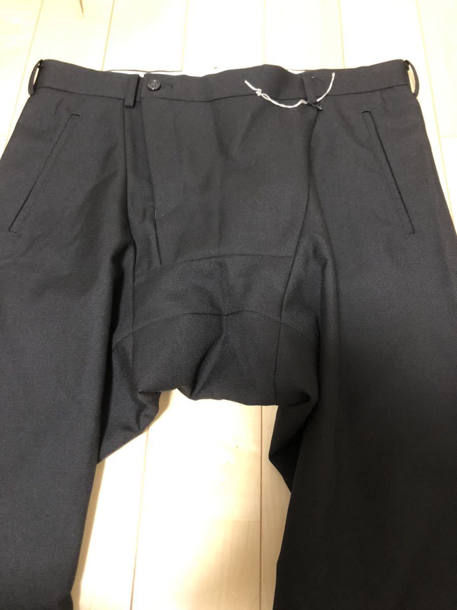 21AW COMME des GARCONS HOMME PLUS コムデギャルソンオムプリュス 変形 クロップドパンツ ブラック XL_画像2