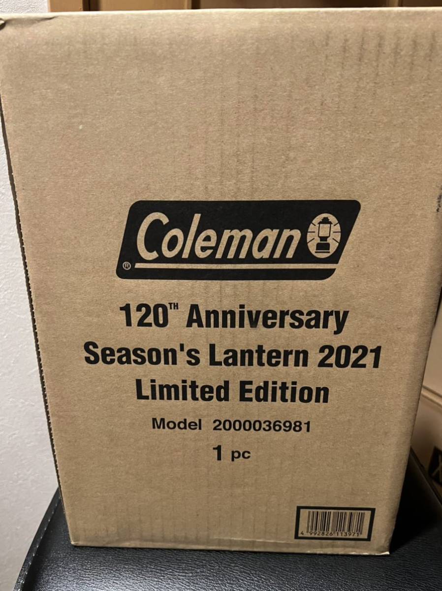 新品 送料無料 Coleman コールマン 120周年記念モデル シーズンズランタン 2021 RED 120th アニバーサリー 赤 レッド  Season's Lantern