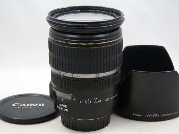 非常に高い品質非常に高い品質Canon EFS 17-55mm + レンズフード EW