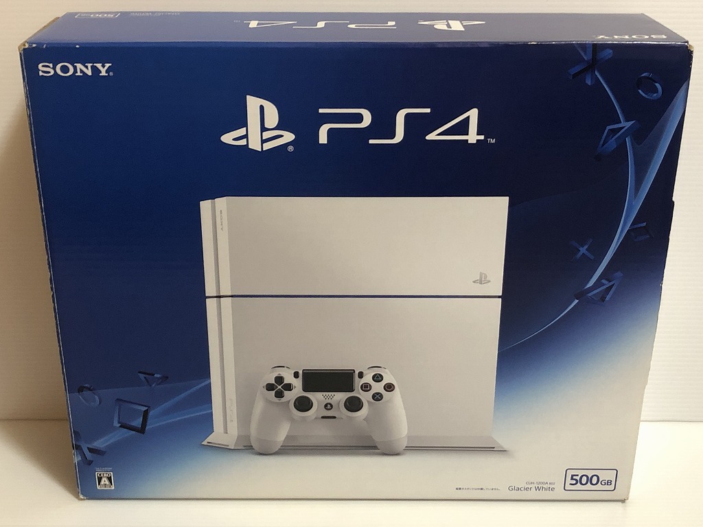 PS4 本体 良品 500GB CUH-1200A グレイシャー・ホワイト 動作良好 プレステ 純正 SONY 白 36220 