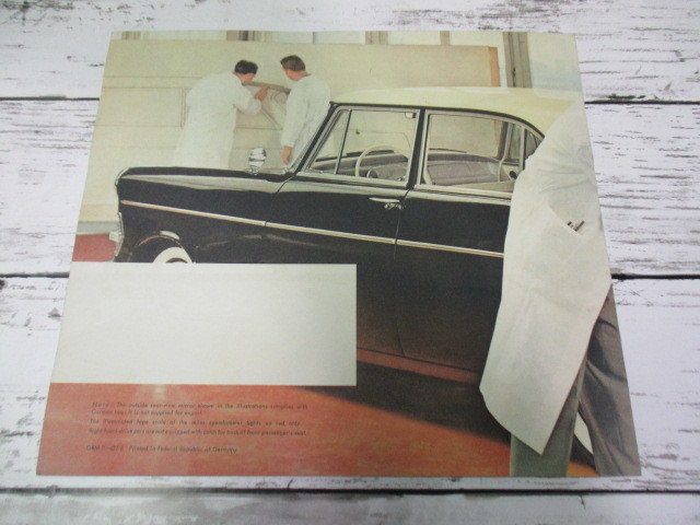 【希少】 REKORD レコード クラッシック オペル 販売 カタログ パンフレット レトロ ビンテージ 旧車 外車 当時物 _画像5