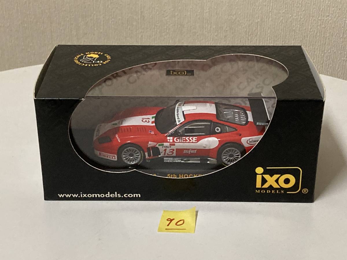 送料無料　イクソ　ixo 1/43フェラーリ　575 M n.13 Hocken 04 Modellino Ferrari Squadra Corse #13 2004 FIA GT Hockenhein 5th _画像1