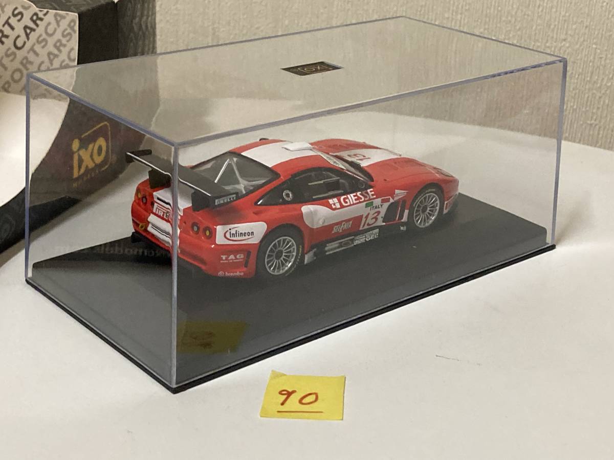 送料無料　イクソ　ixo 1/43フェラーリ　575 M n.13 Hocken 04 Modellino Ferrari Squadra Corse #13 2004 FIA GT Hockenhein 5th _画像7