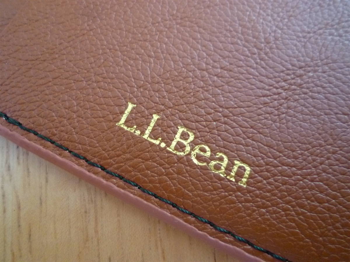 L.L.Bean L.L.ビーン　手帳カバー〈 合成皮革 〉ブラウン　新品・自宅保管品_画像8