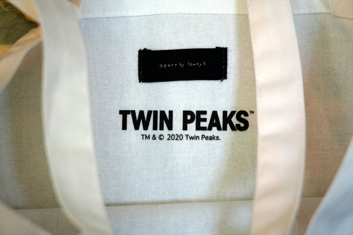  new goods * twin *pi-ksTwin Peaks Monotone print tote bag apart by lowrys eko-bag 